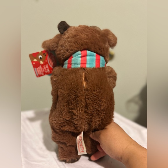 Rudolph Red Nose Reindeer Plush Gemmy Singing Toy Christmas Holiday Light Up - Picture 5 of 10